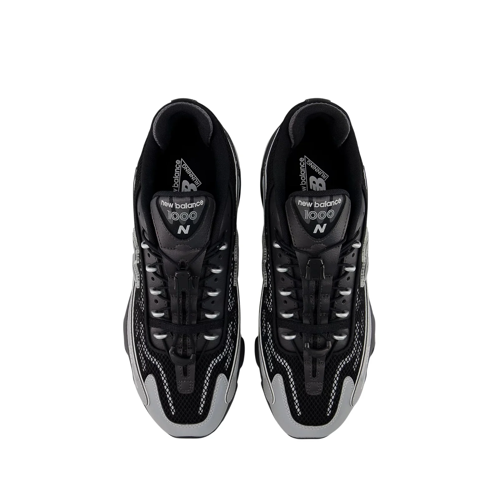 New Balance 1000 Silver Metallic Black - Image 3