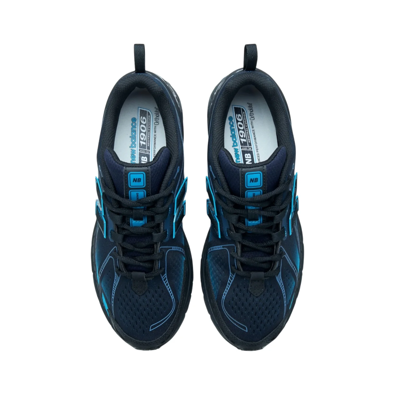 1906 Black/Blue Sneakers - Image 3