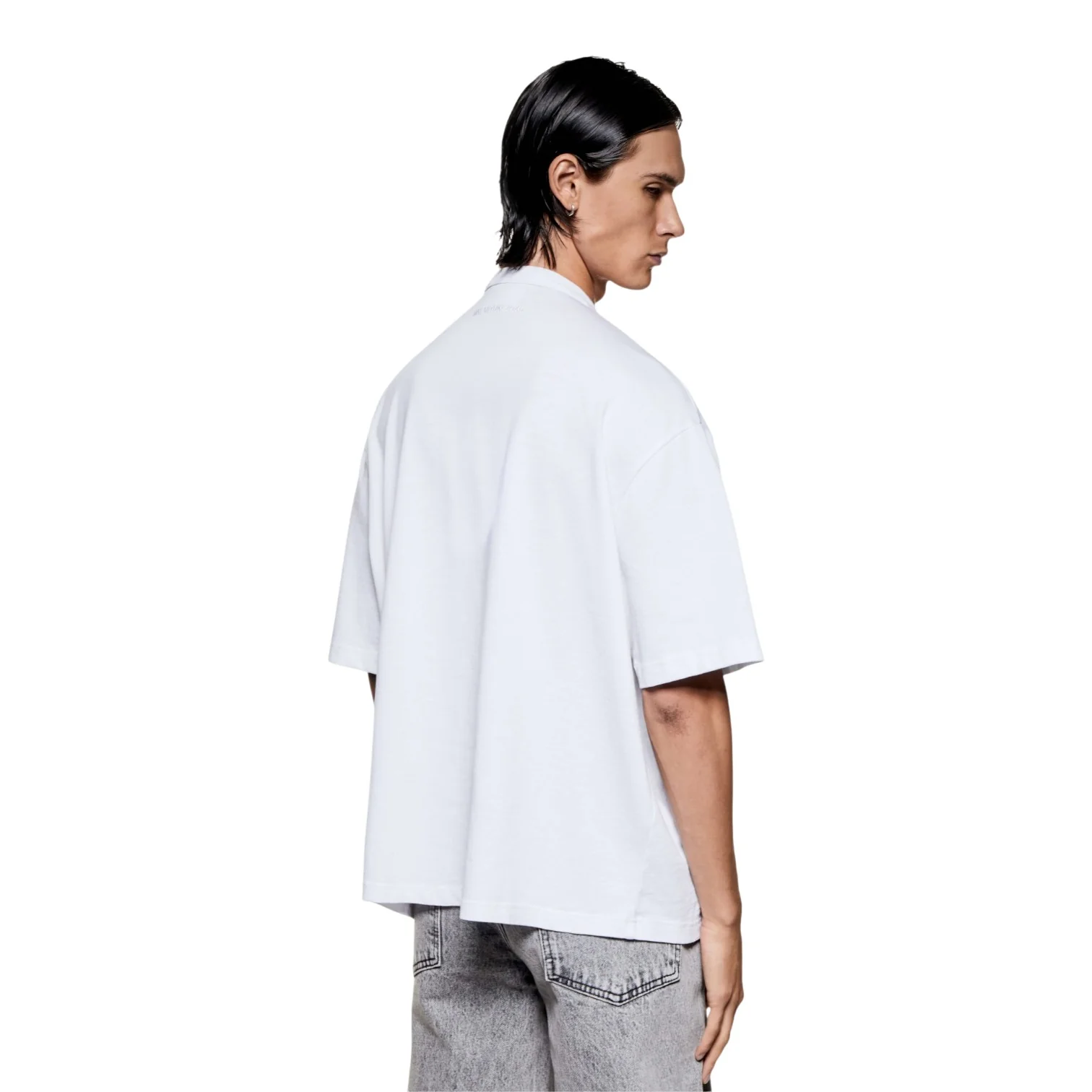 220 Gsm Slub T-Shirt White - Image 2