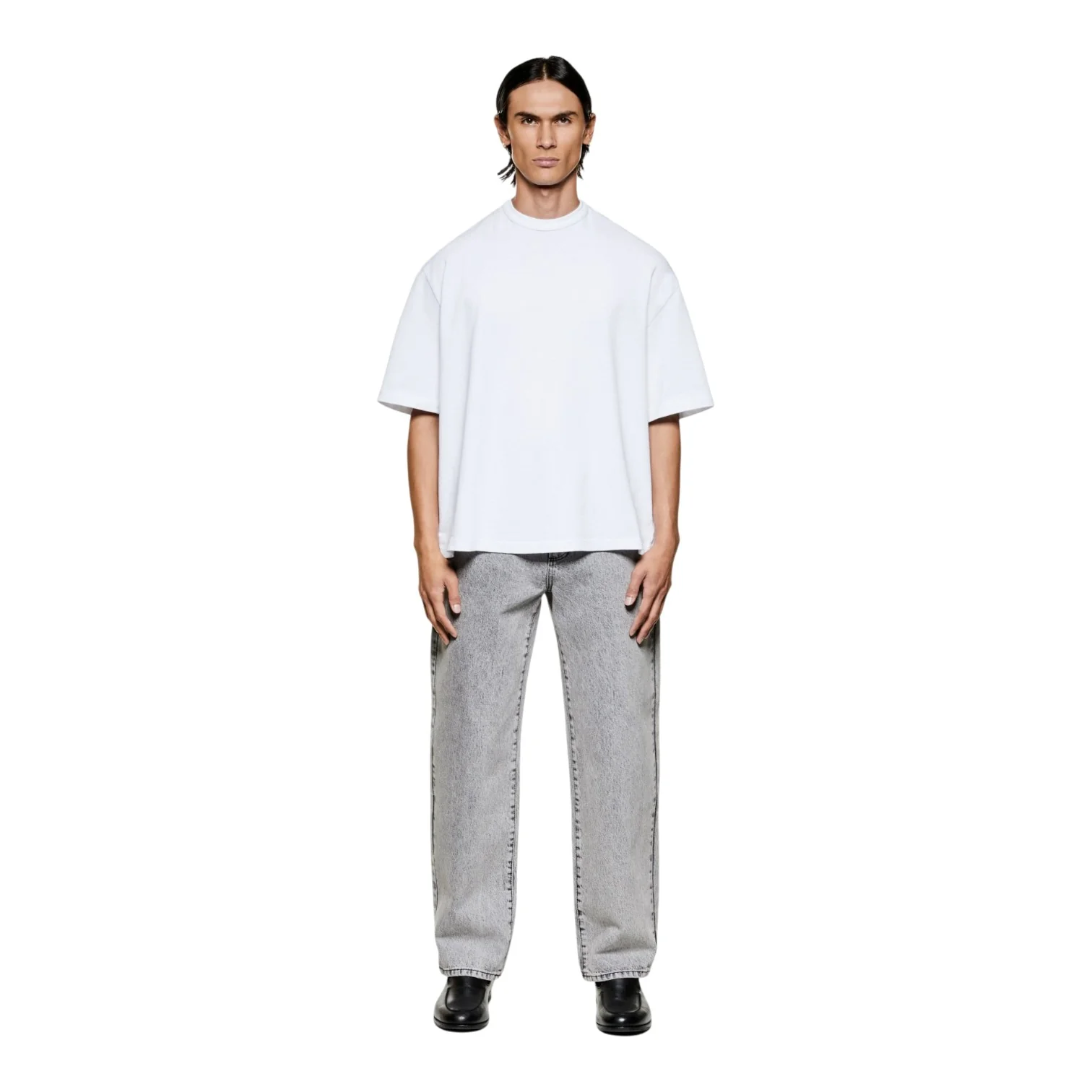 220 Gsm Slub T-Shirt White - Image 3