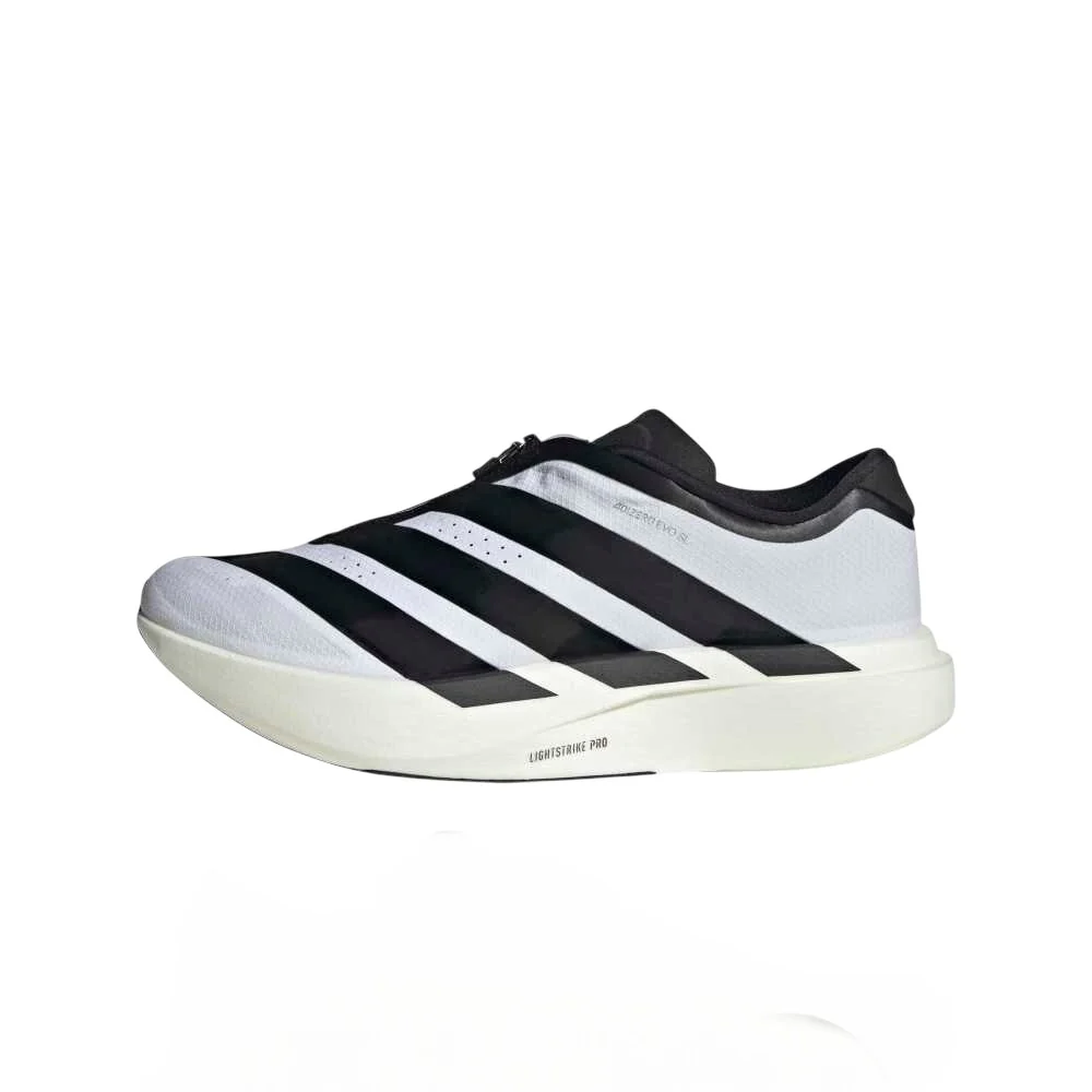 Adizero Evo SL Zip White Black Sneakers