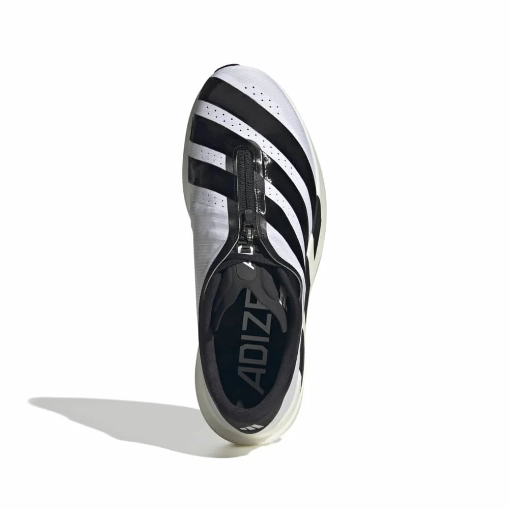 Adizero Evo SL Zip White Black Sneakers - Image 3