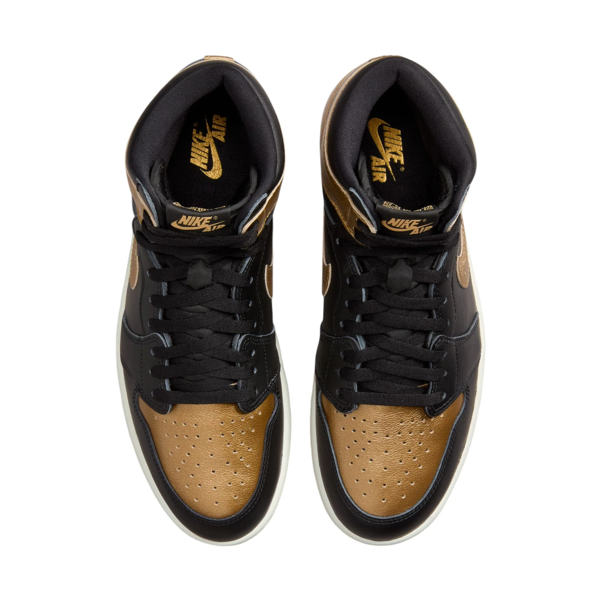 Jordan AIR JORDAN 1 RETRO HI OG RMSTD Black Metallic Gold - Image 4