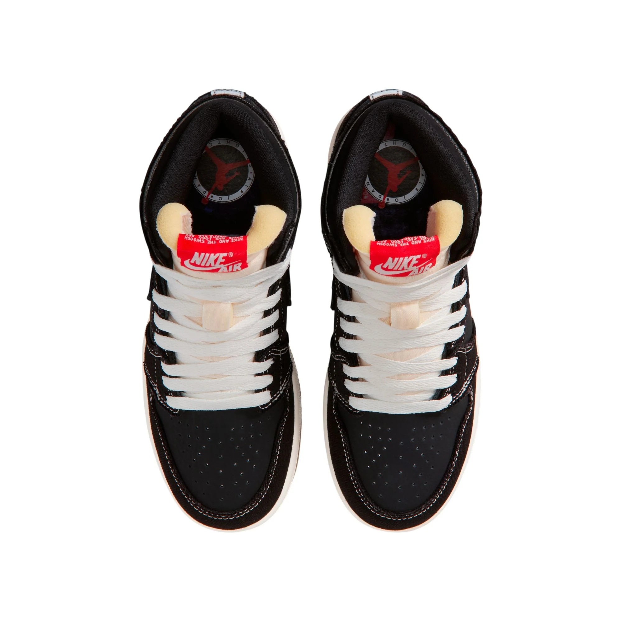 Air Jordan 1 Retro High OG Big Kids' Sneakers Black - Image 4
