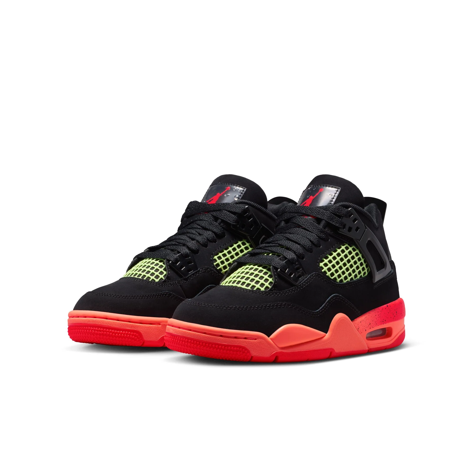 Air Jordan 4 Retro Big Kids' Sneakers Black - Image 2