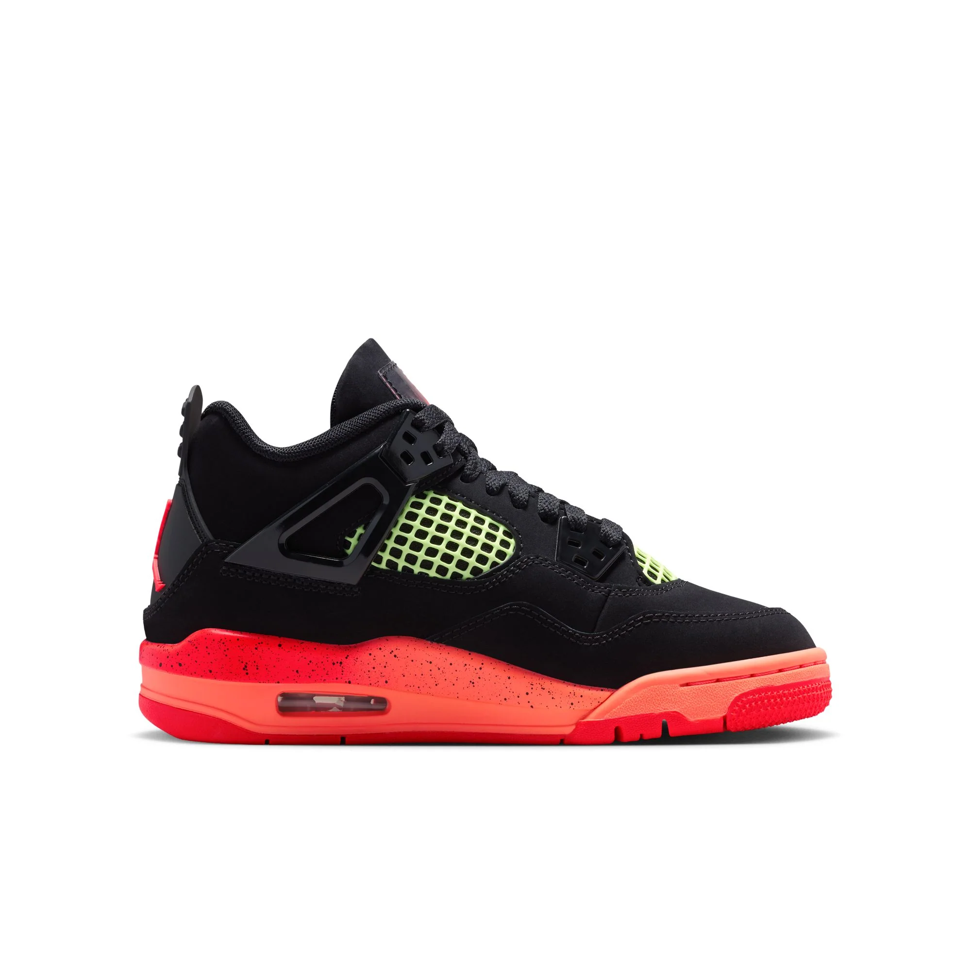 Air Jordan 4 Retro Big Kids' Sneakers Black - Image 3