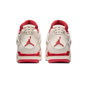 Air Jordan 4 Valentine's Day Pale Ivory Sierra Red - Image 5