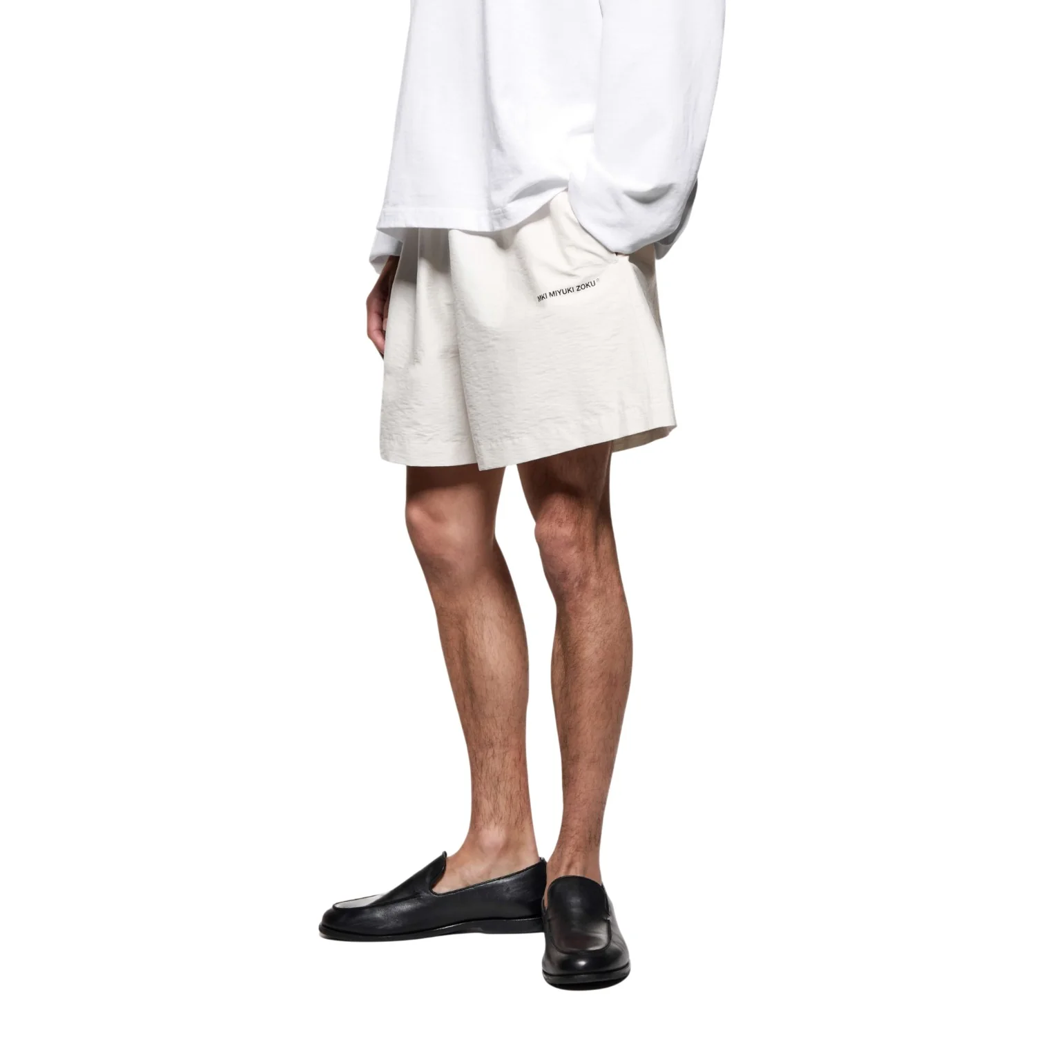 Botanical Print Wide Leg Shorts White - Image 2