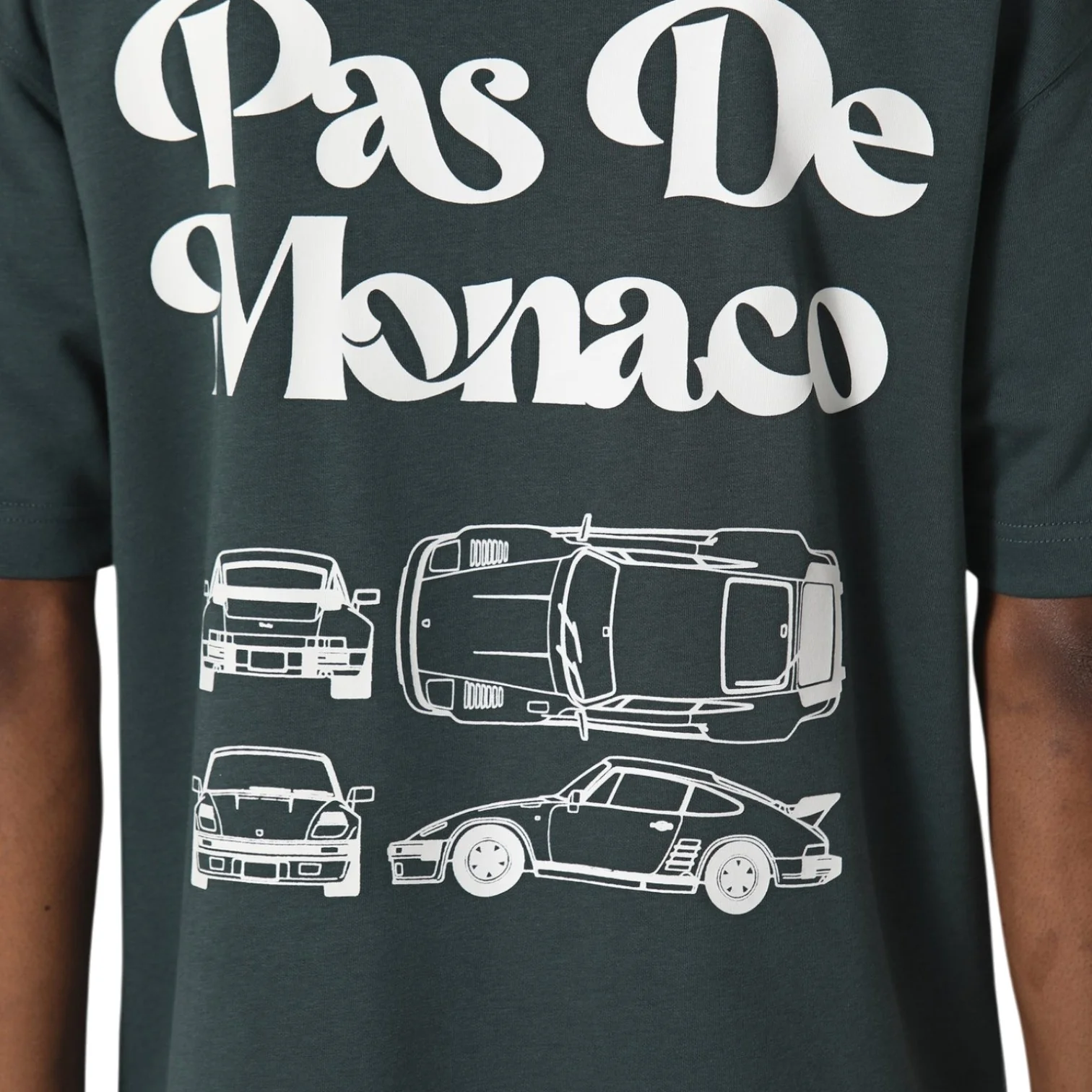 Carre Forest Green T-Shirt - Image 3