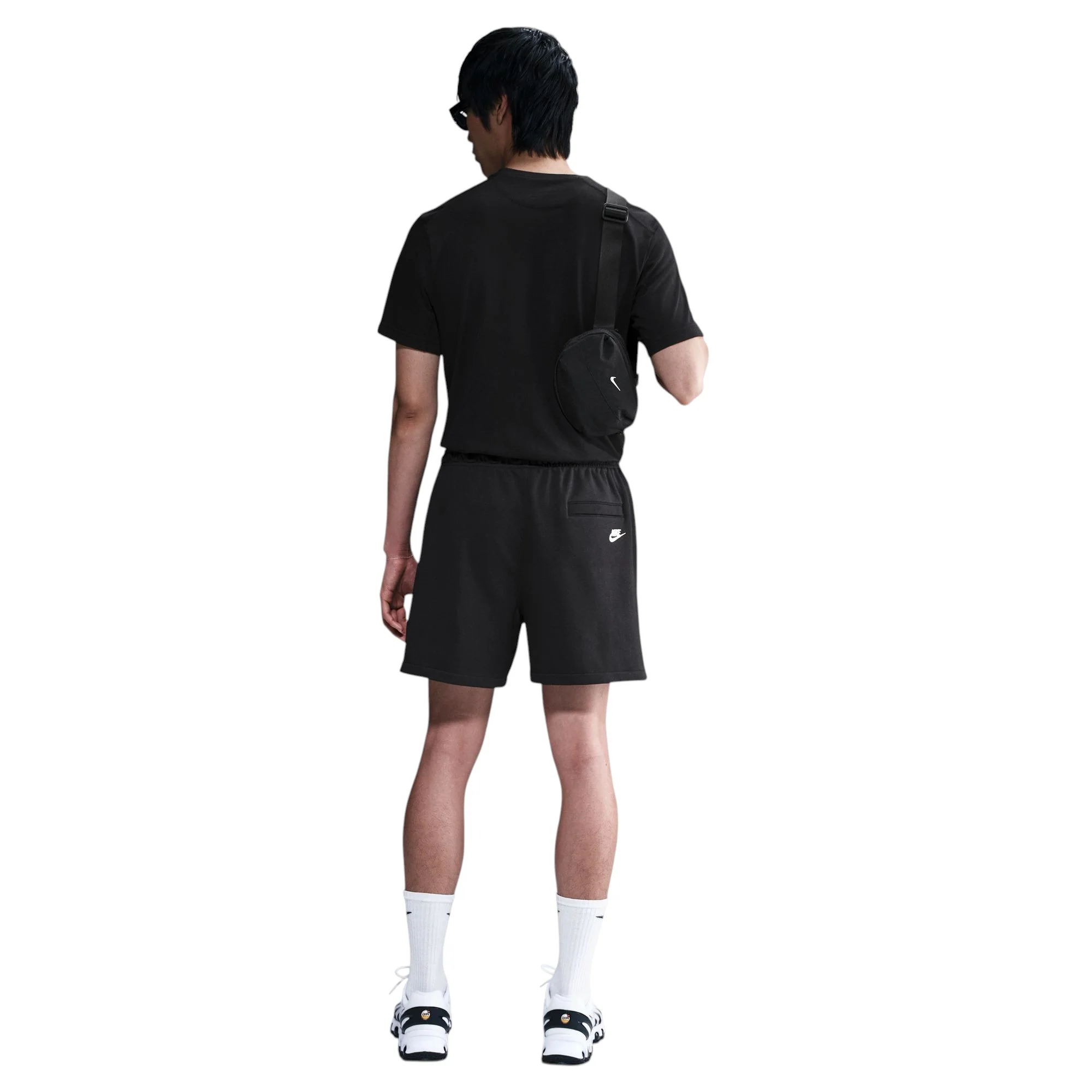 Club French Terry Flow Cycle Short Black - Image 2