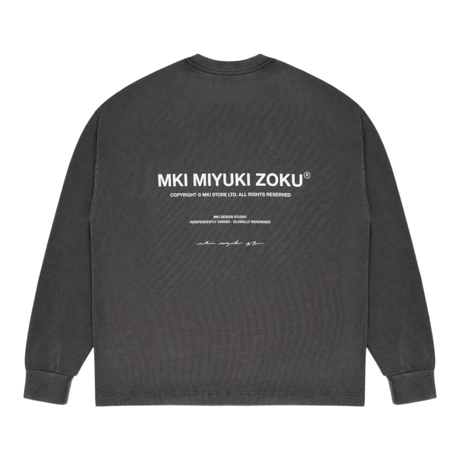 Design Studio Long Sleeve T-Shirt Pigment Black - Image 2