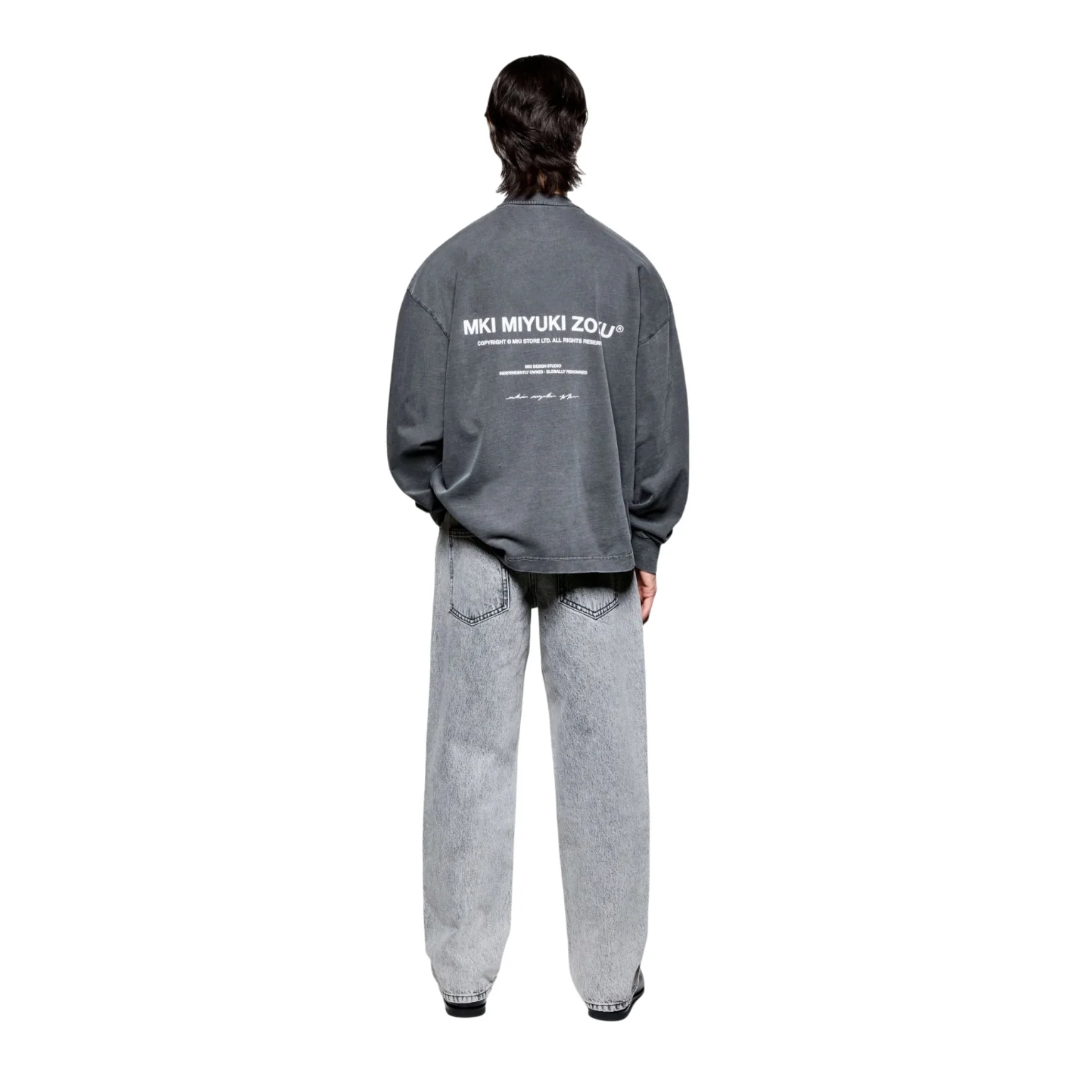 Design Studio Long Sleeve T-Shirt Pigment Black - Image 4