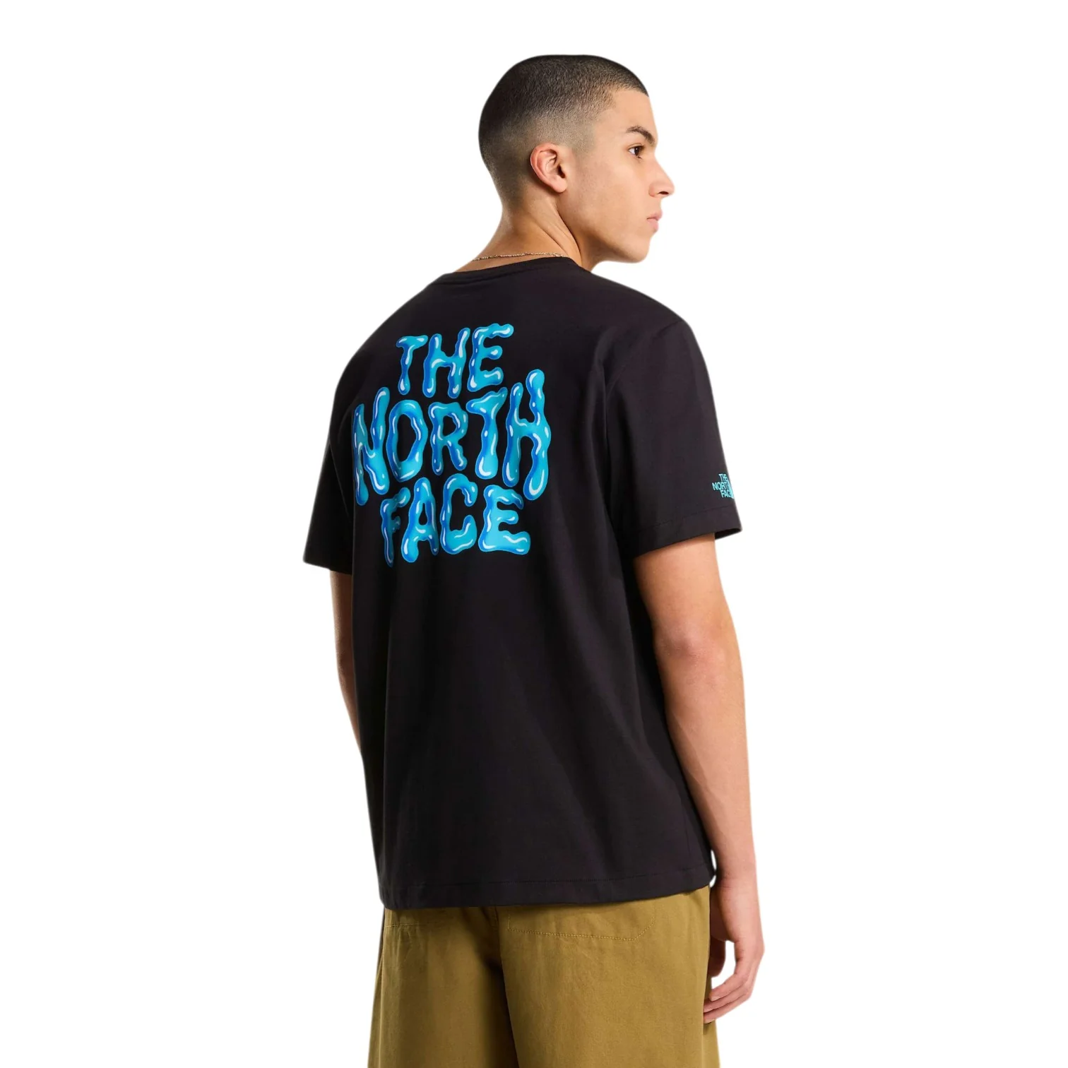 Drip Logo Relaxed Short Sleeve T-Shirt Black - Image 4
