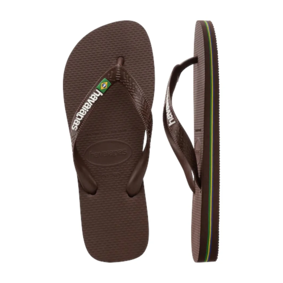 Flip Flops Brasil Logo Brown - Image 5