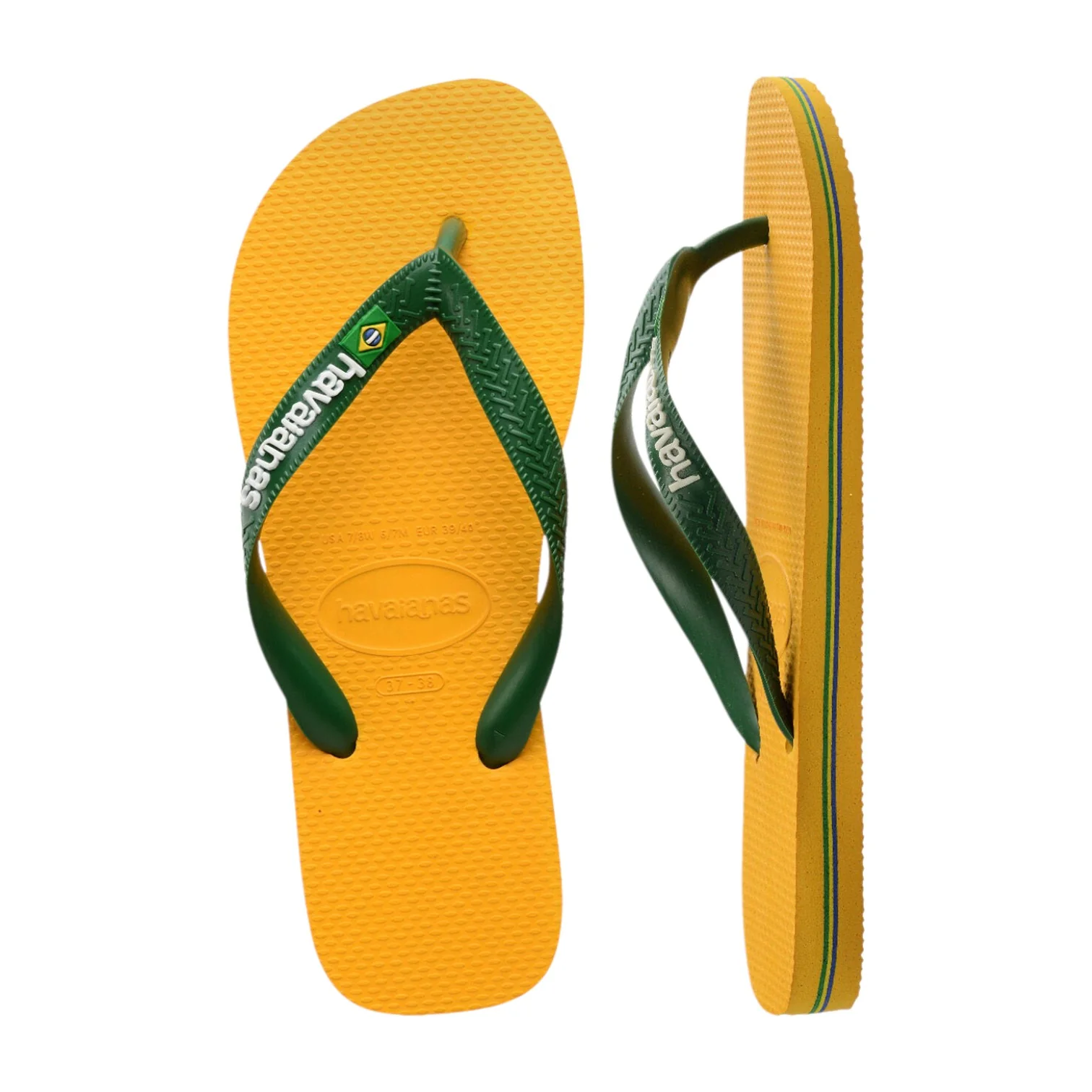 Flip Flops Brasil Logo Pop Yellow - Image 5