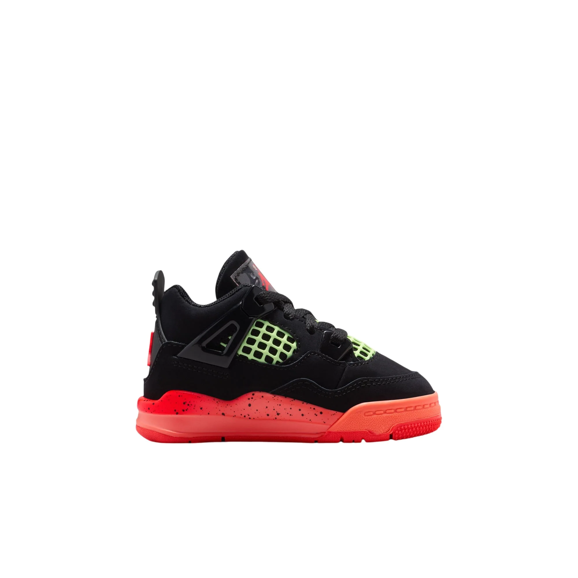 Jordan 4 Retro Baby/Toddler Sneakers Black - Image 3