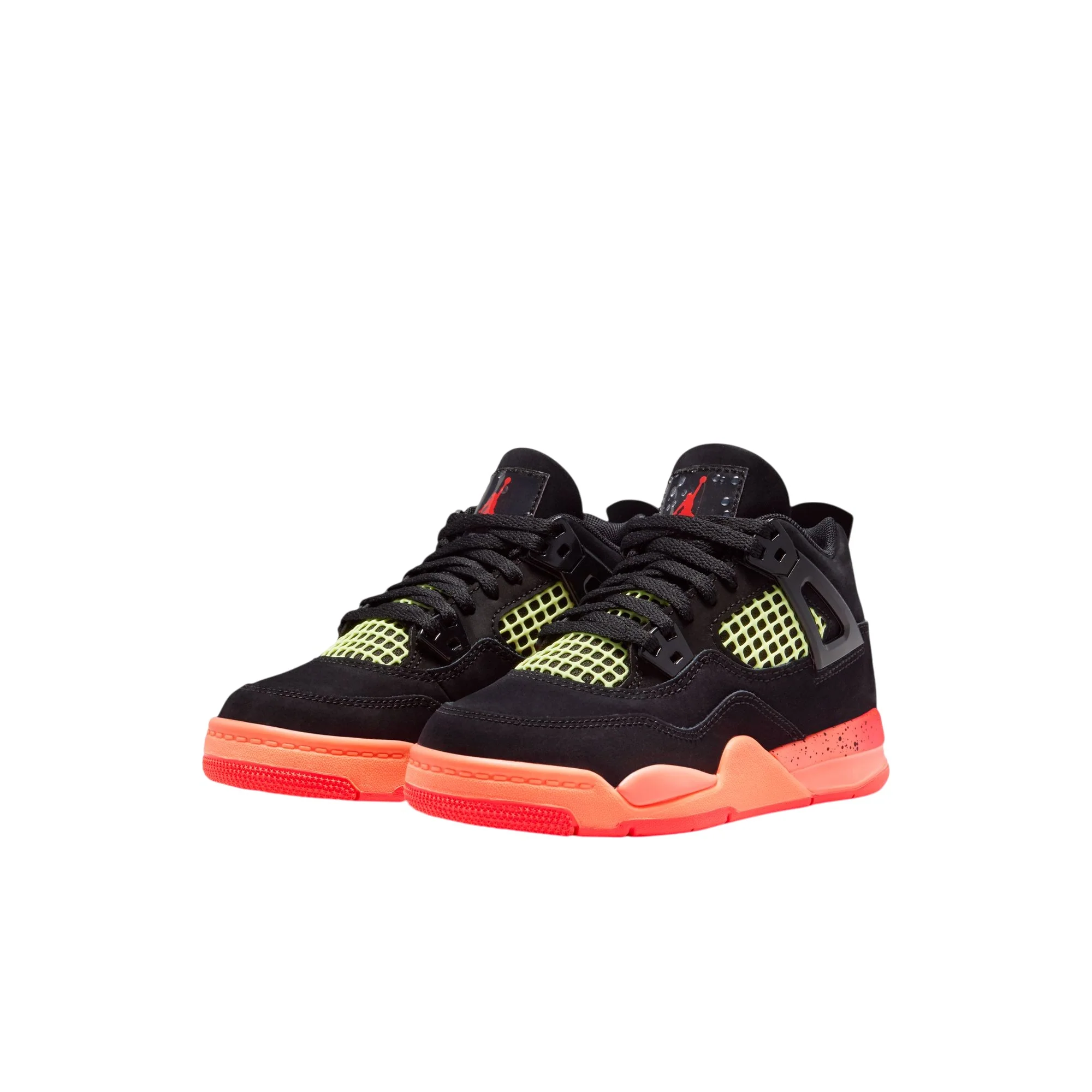 Jordan 4 Retro Little Kids' Sneakers Black - Image 2
