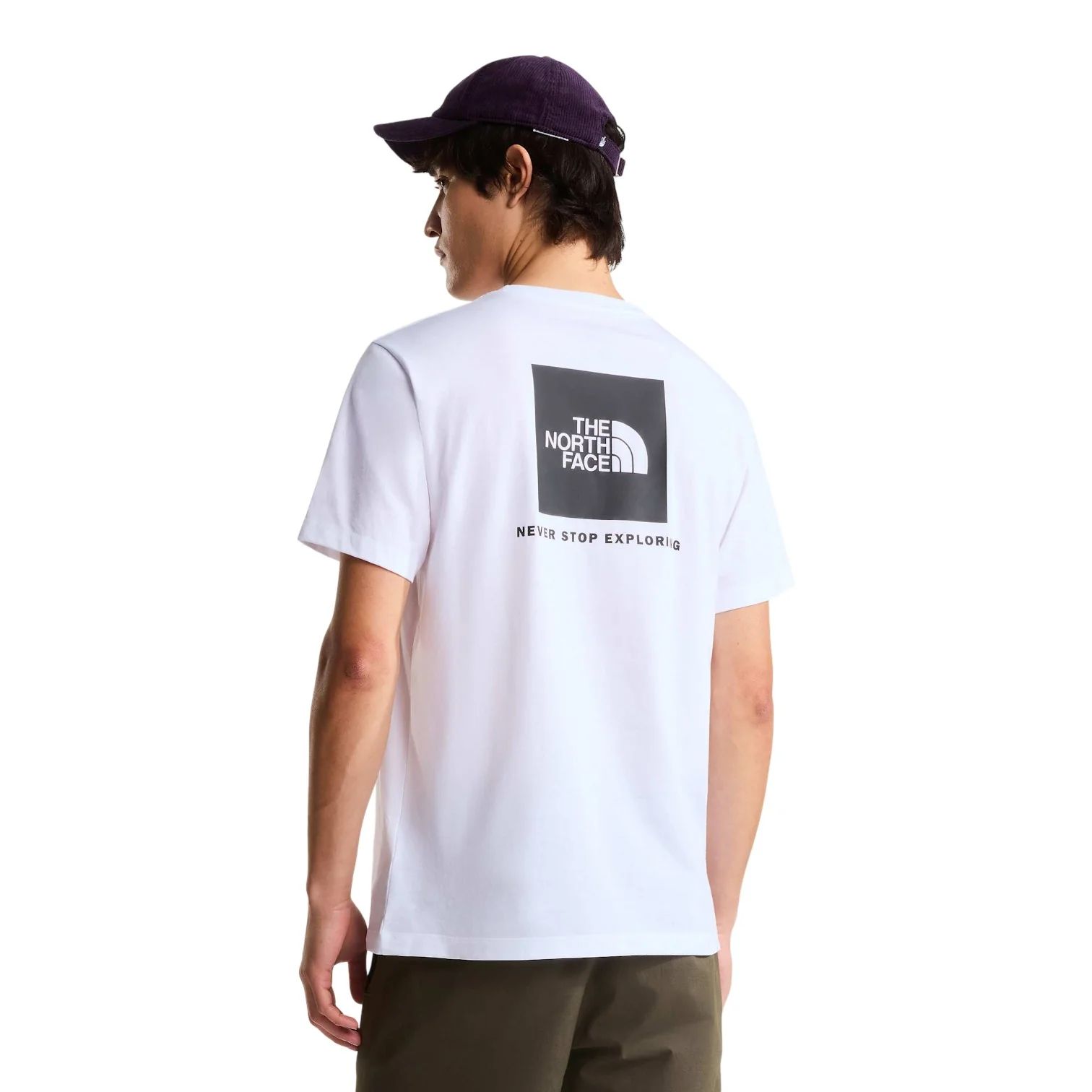 M EVOLUTION BOX NSE REGULAR SHORT SLEEVE TNF WHITE - Image 4