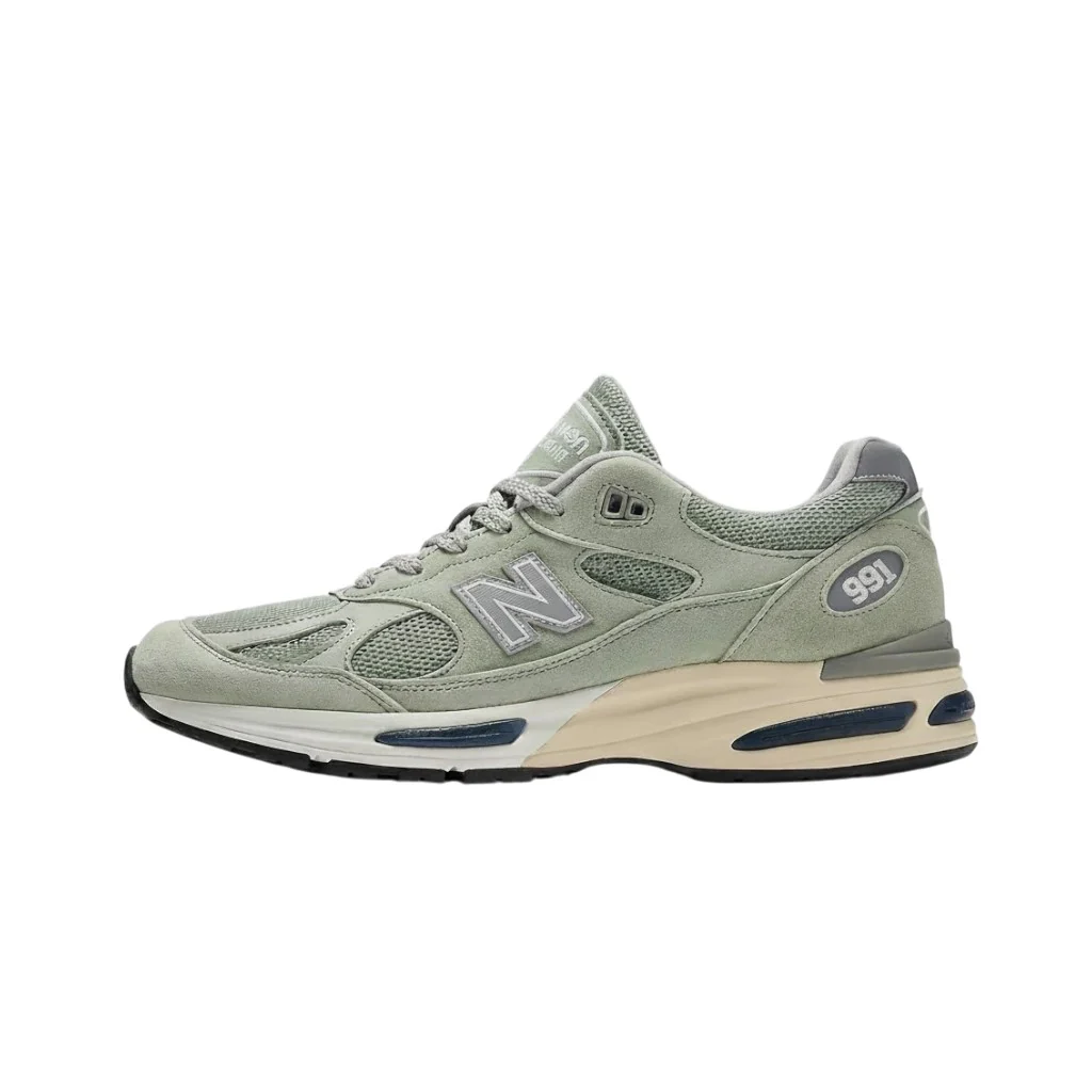 Made in UK 991v2 Sea Glass Sneakers