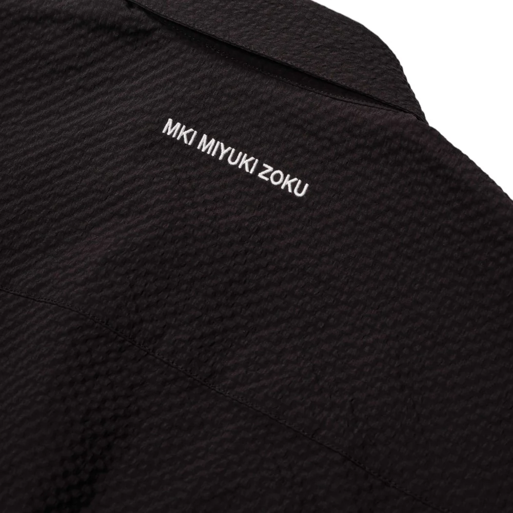 Seersucker Dress Shirt Black - Image 6