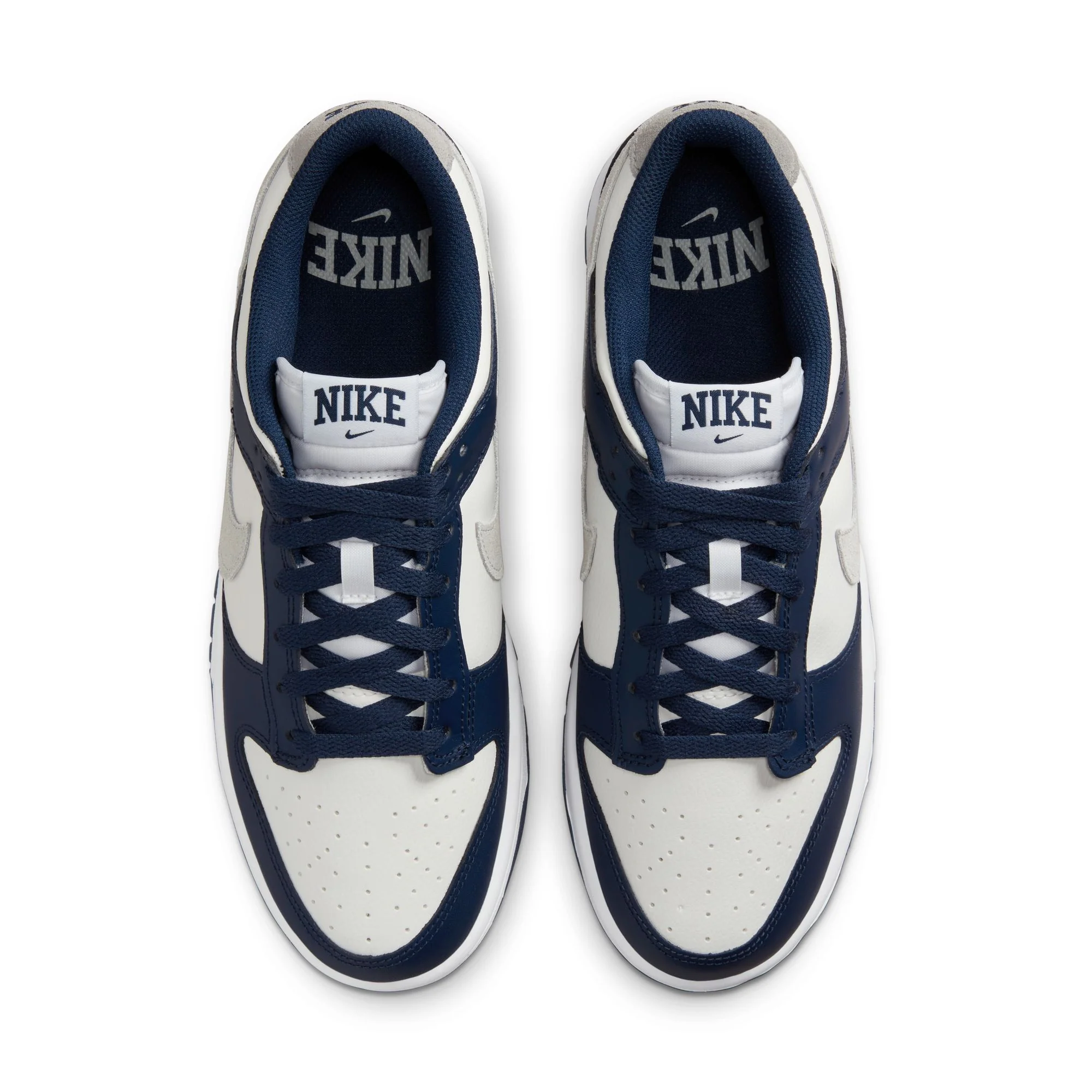 Nike Dunk Low Summit White Midnight Navy - Image 4
