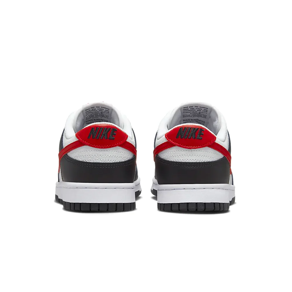 Nike Dunk Low Retro Black White Red - Image 5