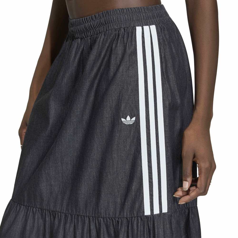 Originals Summer Glow Denim Skirt Black - Image 4