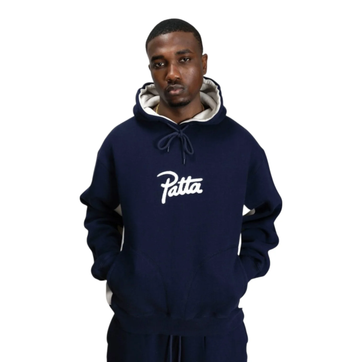Patta Chenille Logo Hooded Sweater - Image 3