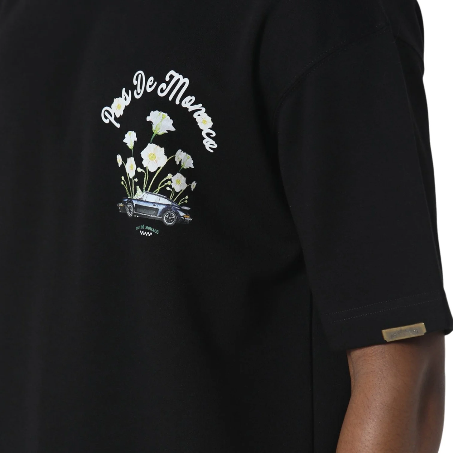 Pink Reverie Black T-Shirt - Image 4