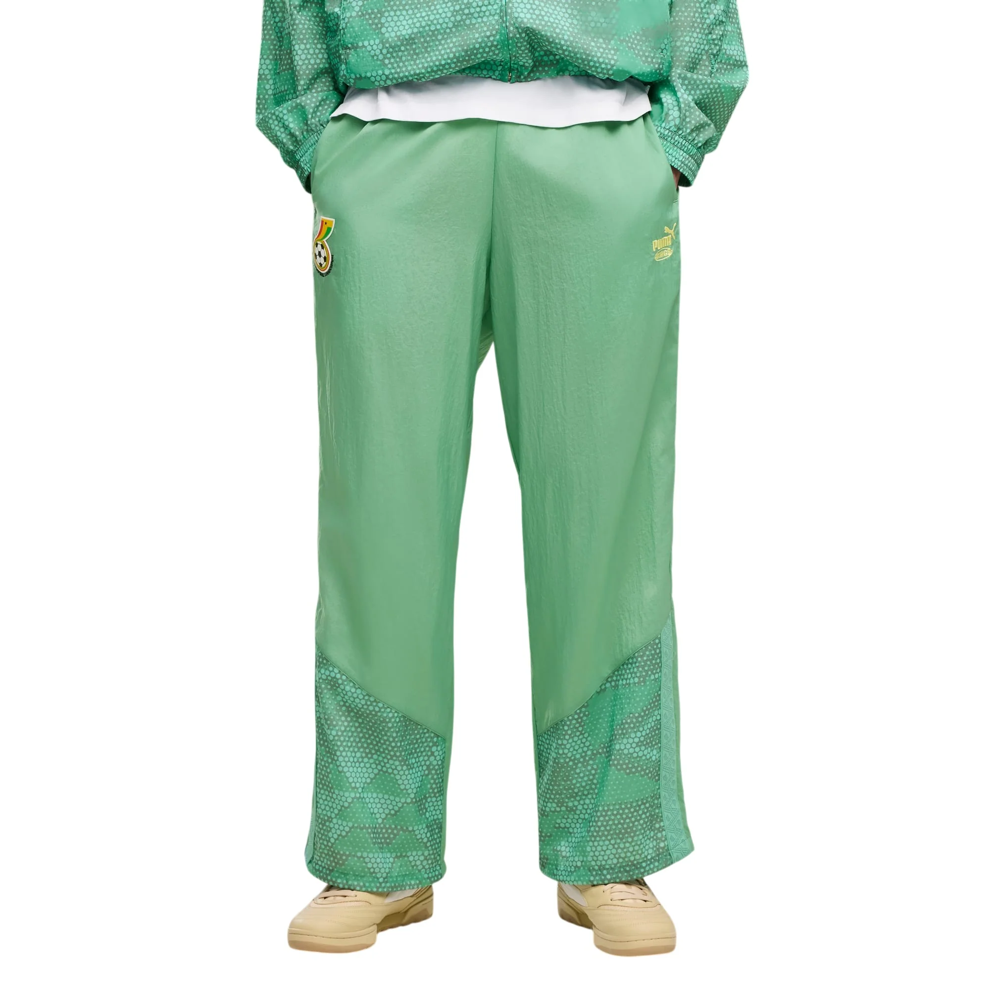 PUMA X GHANA X SALEHE BEMBURY KING Track Pants Jade Frost - Image 3