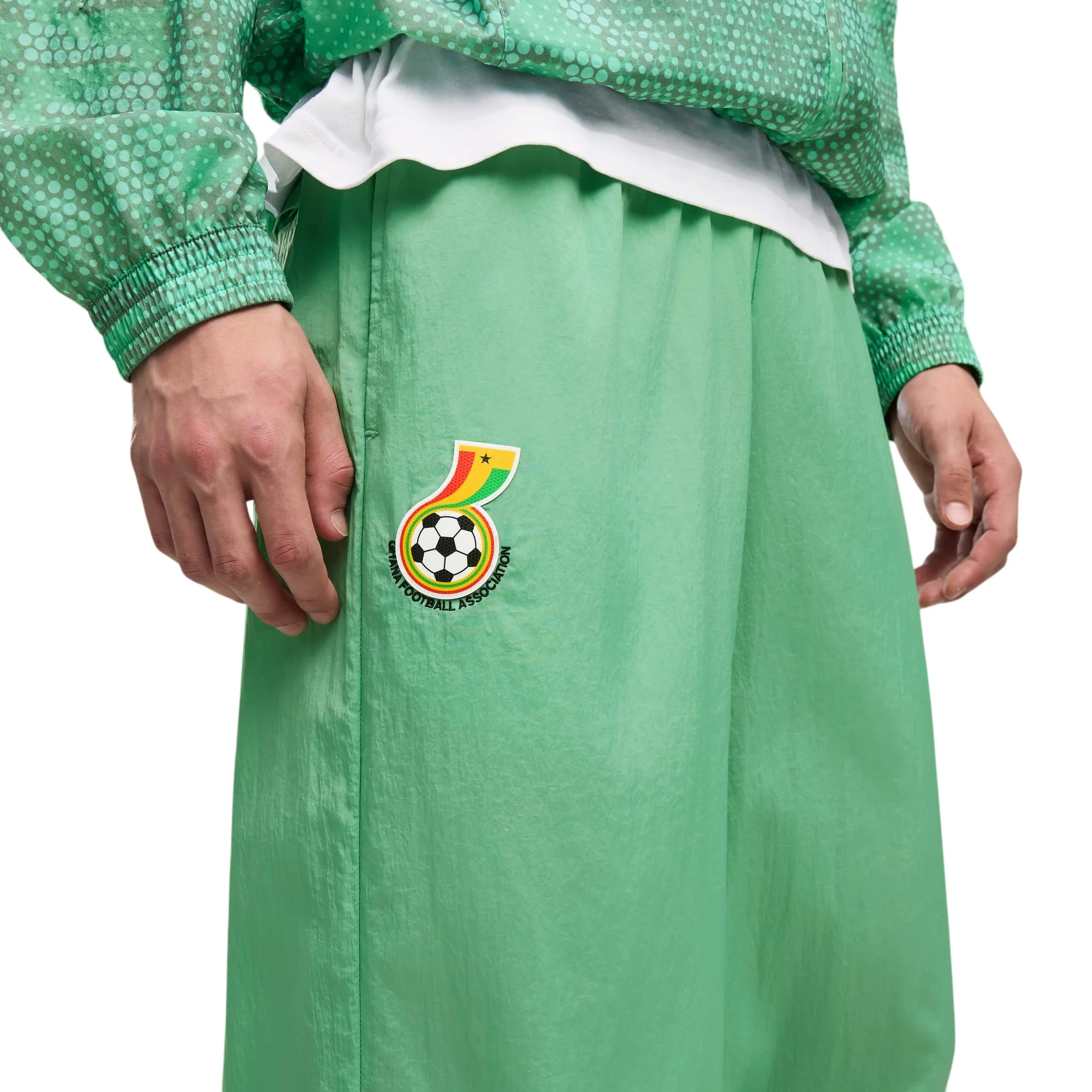 PUMA X GHANA X SALEHE BEMBURY KING Track Pants Jade Frost - Image 5