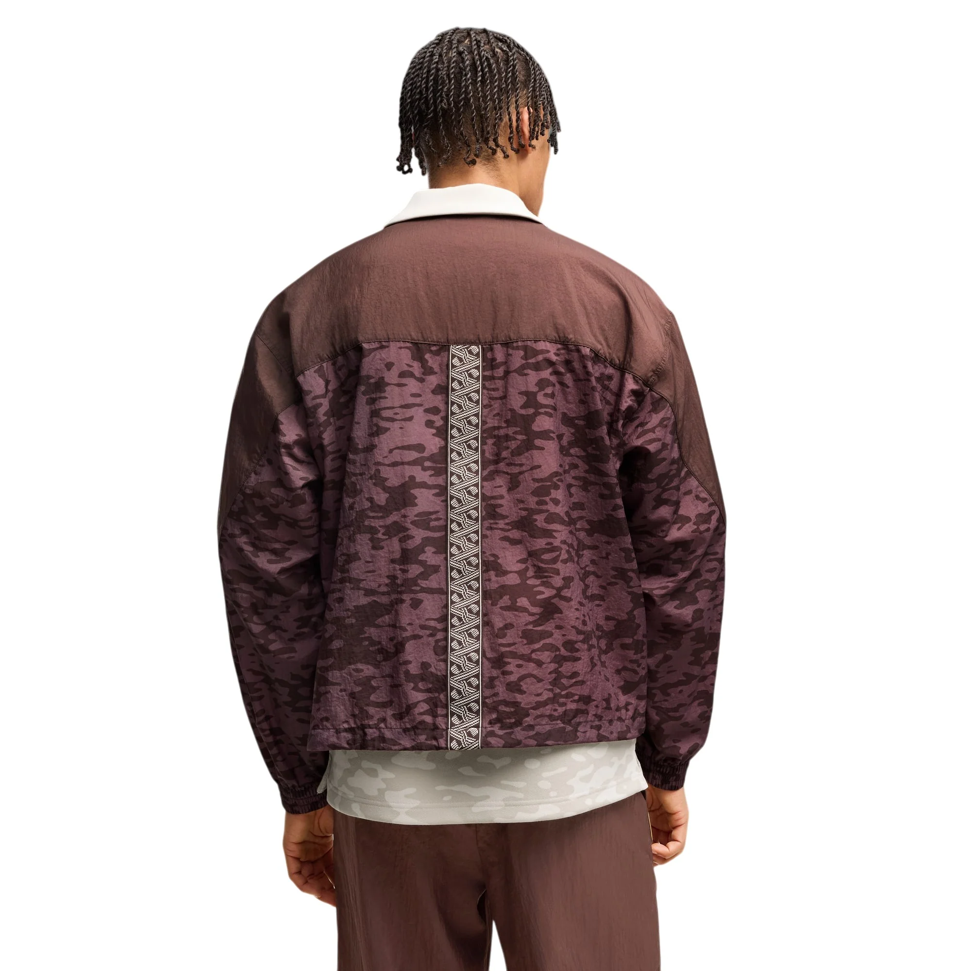 PUMA X MAROCCO X SALEHE BEMBURY KING Track Jacket Brown - Image 4