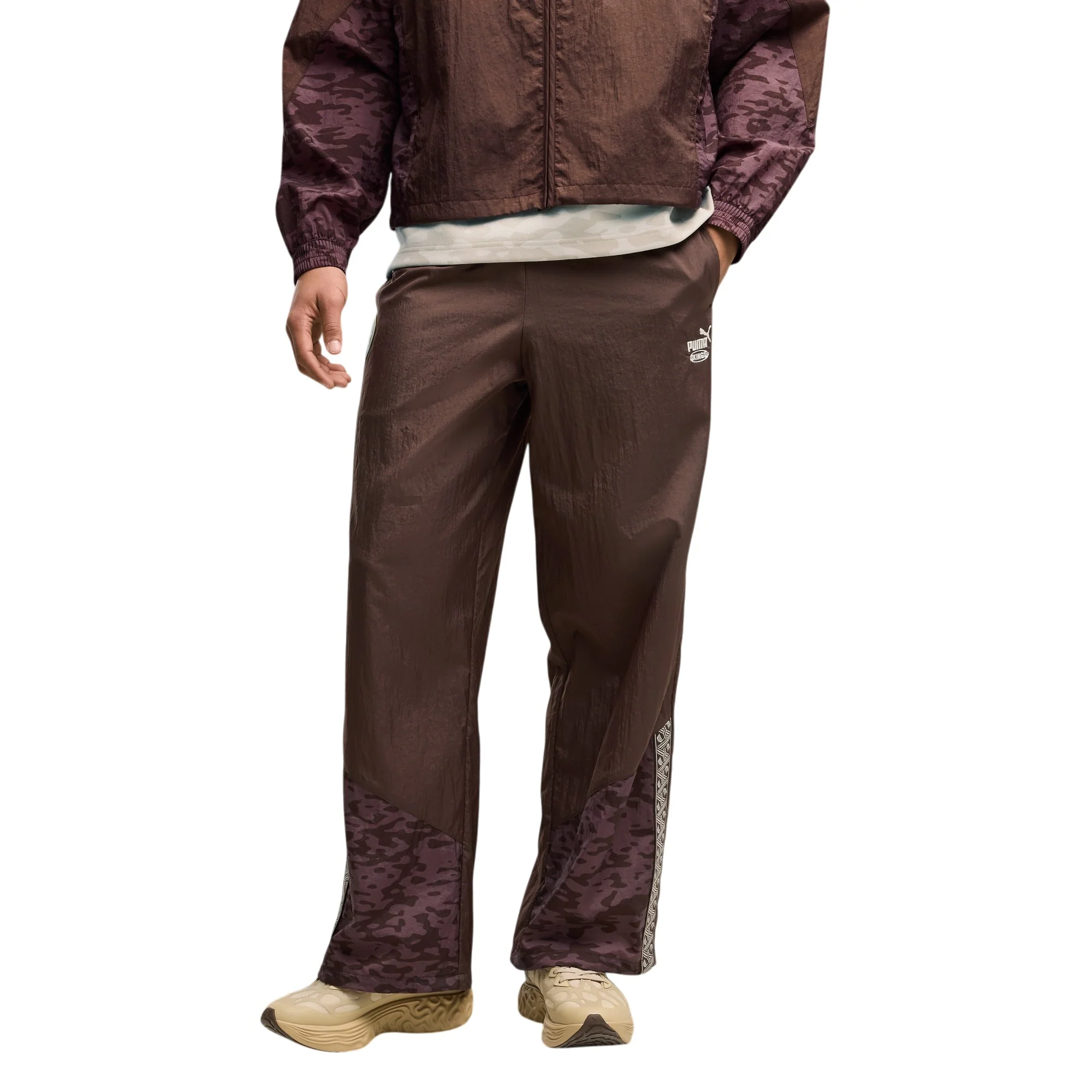 PUMA X MAROCCO X SALEHE BEMBURY KING Track Pants Brown - Image 3