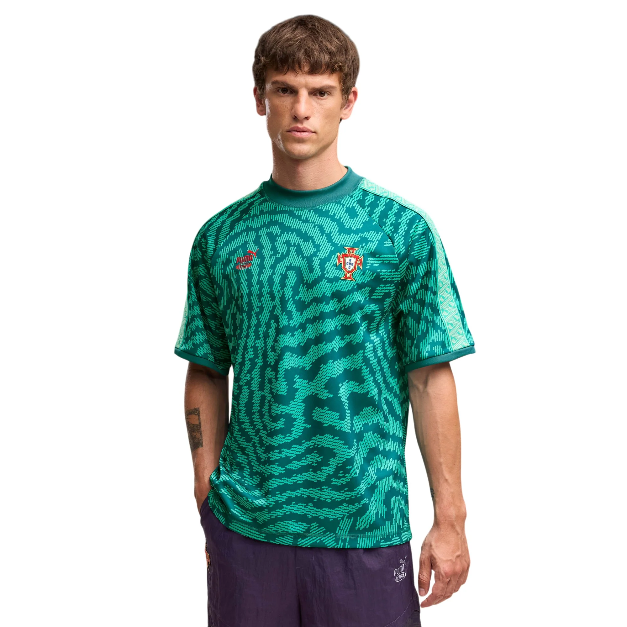 PUMA X PORTOGALLO X SALEHE BEMBURY KING Jersey Vibrant Green - Image 3