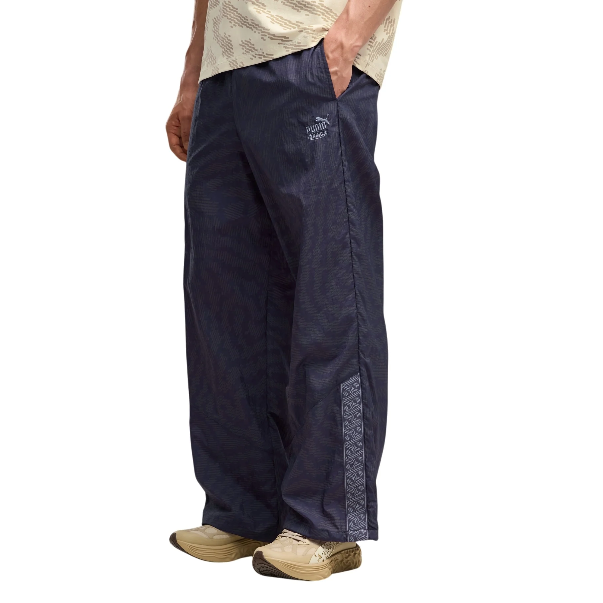 PUMA X PORTOGALLO X SALEHE BEMBURY KING Track Pants Deep Plum - Image 3