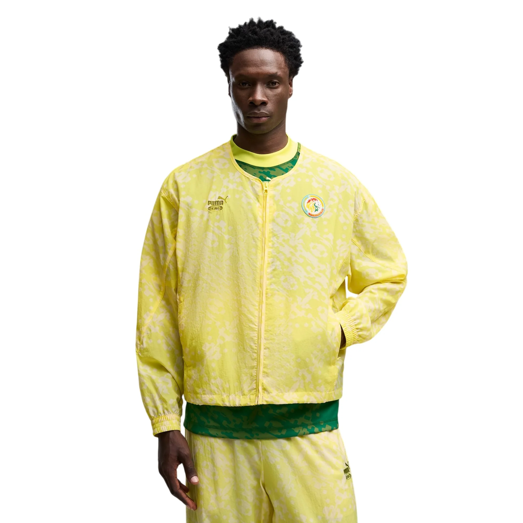 PUMA X SENEGAL X SALEHE BEMBURY KING Track Jacket Pineapple Ice - Image 3