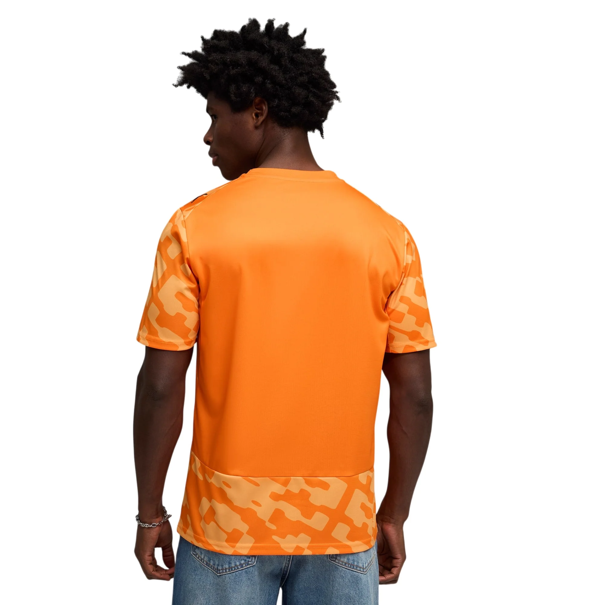 PUMA X SENEGAL X SALEHE BEMBURY Replica Match Jersey Goalkeeper Orange - Image 4