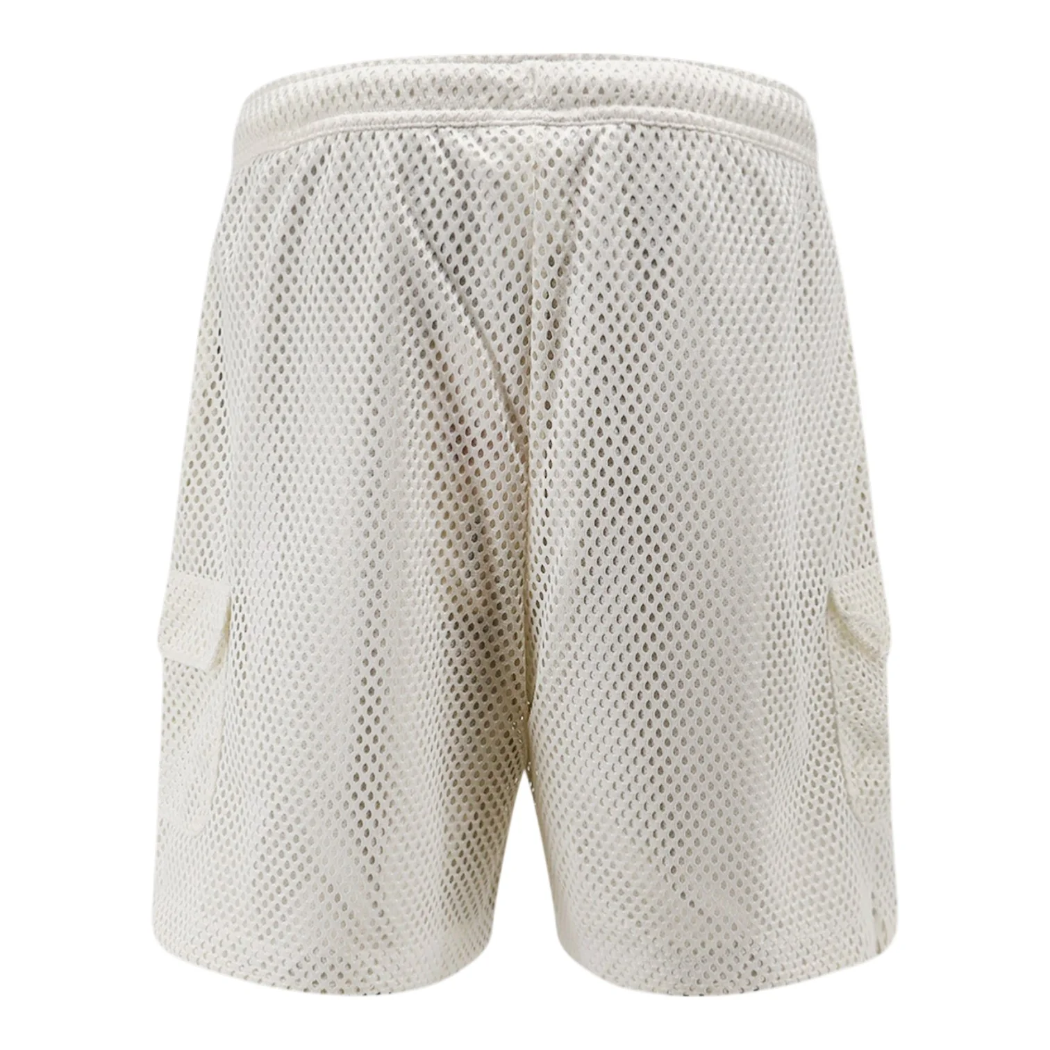 Red Box Mesh Utility Short White Dune - Image 2