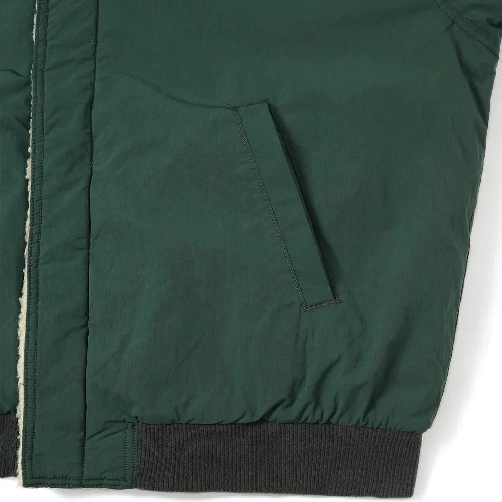 Reversible Sherpa Jacket Green - Image 4