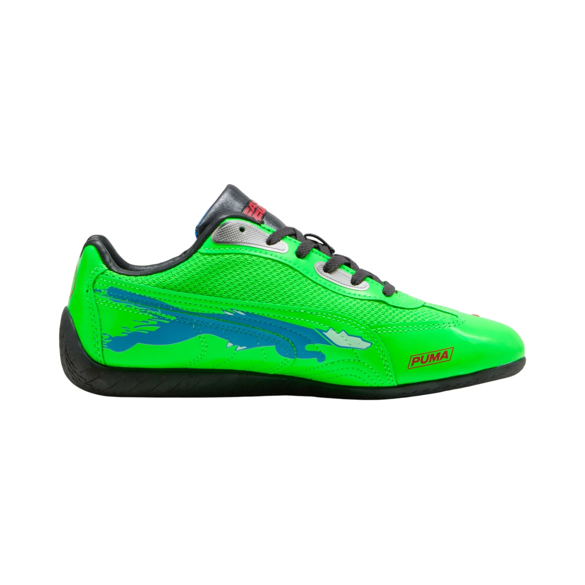 Puma Speedcat Fast & Furious LA Fluo Green Racing Blue - Image 3