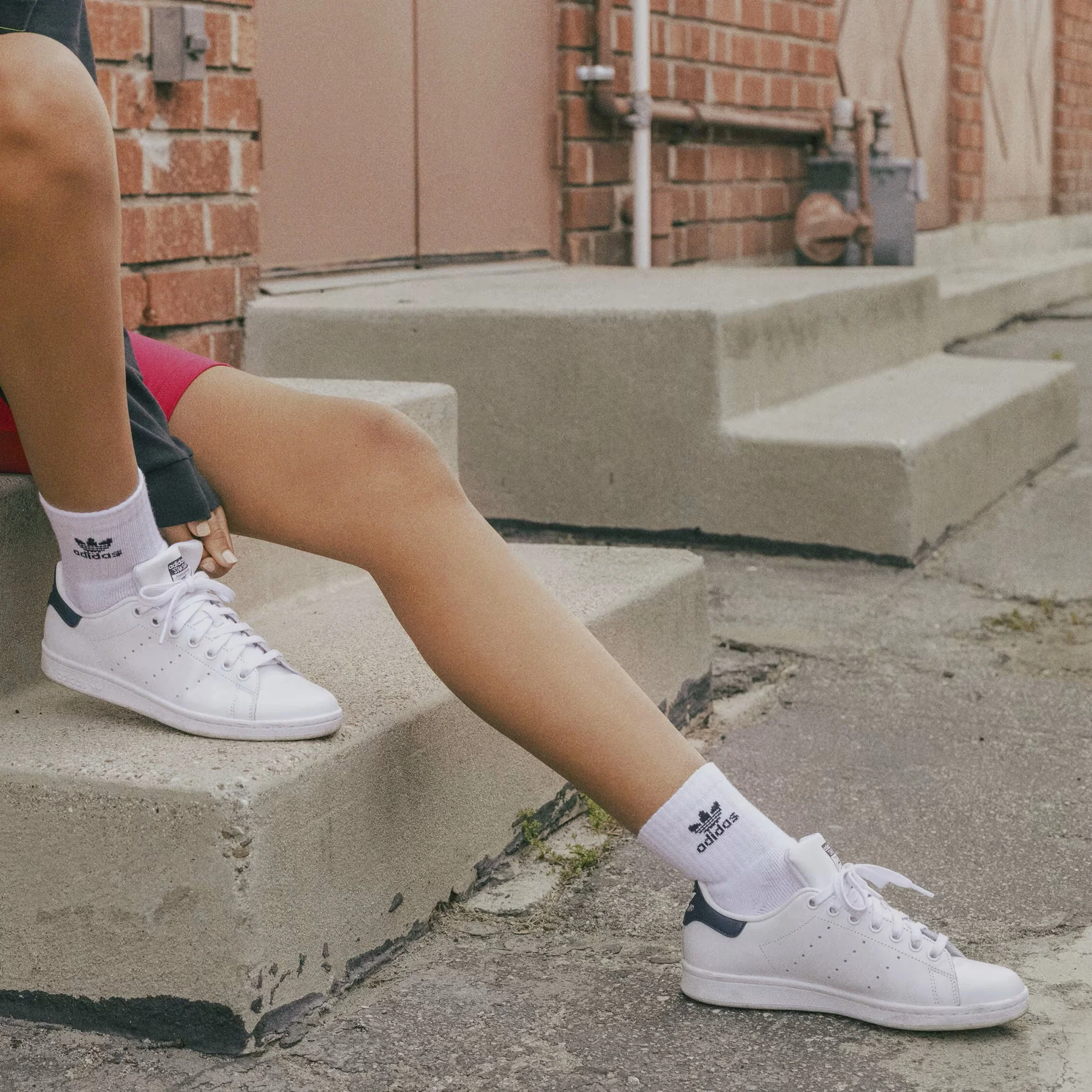 STAN SMITH ADIDAS Core White New Navy - Image 8