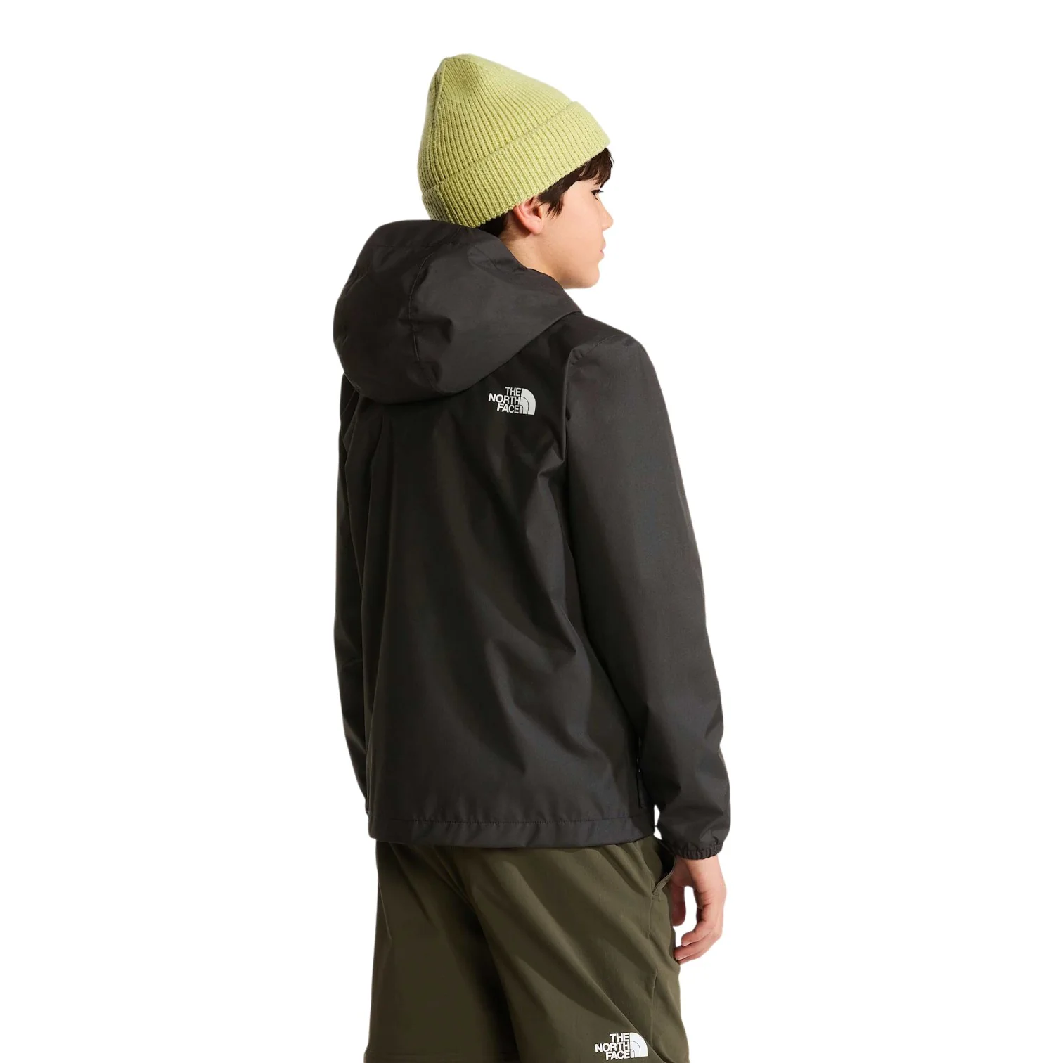 TEEN ZIPLINE RAIN JACKET TNF BLACK - Image 4