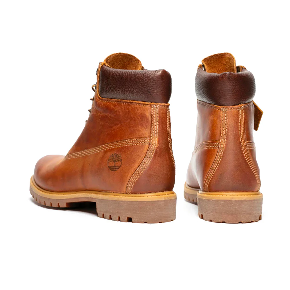Premium 6 Inch Lace Up Waterproof Boot Brown - Image 4