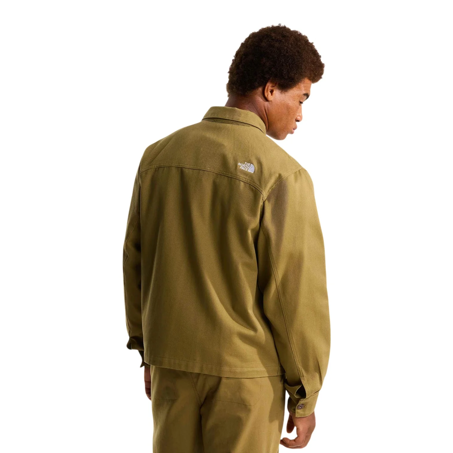 Twill Collared Jacket Cedar - Image 4
