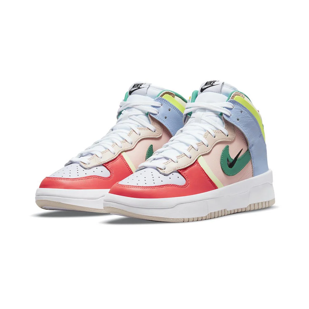Nike Dunk High Rebel Cashmere Green Noise Pale Coral - Image 2