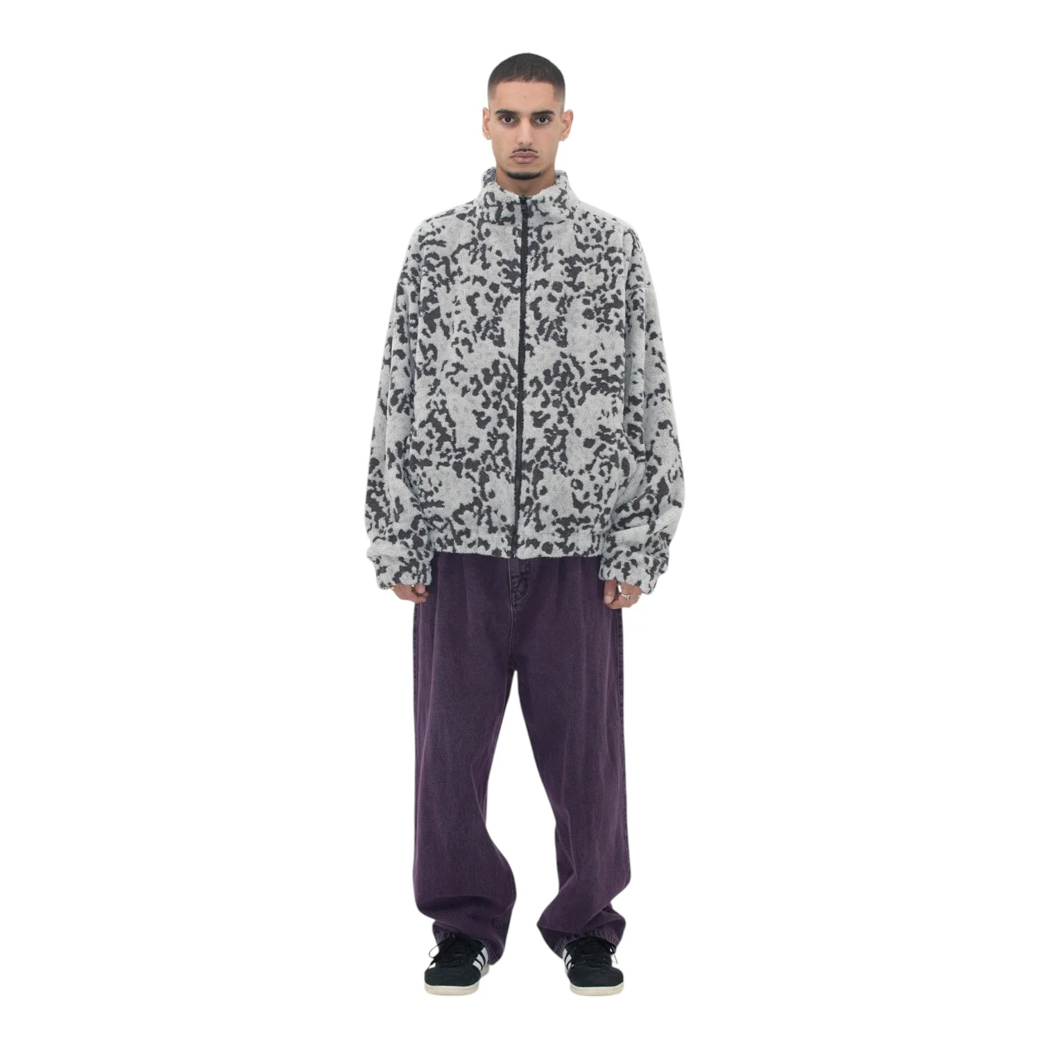Reversible Leopard Fleece Jacket - Image 5