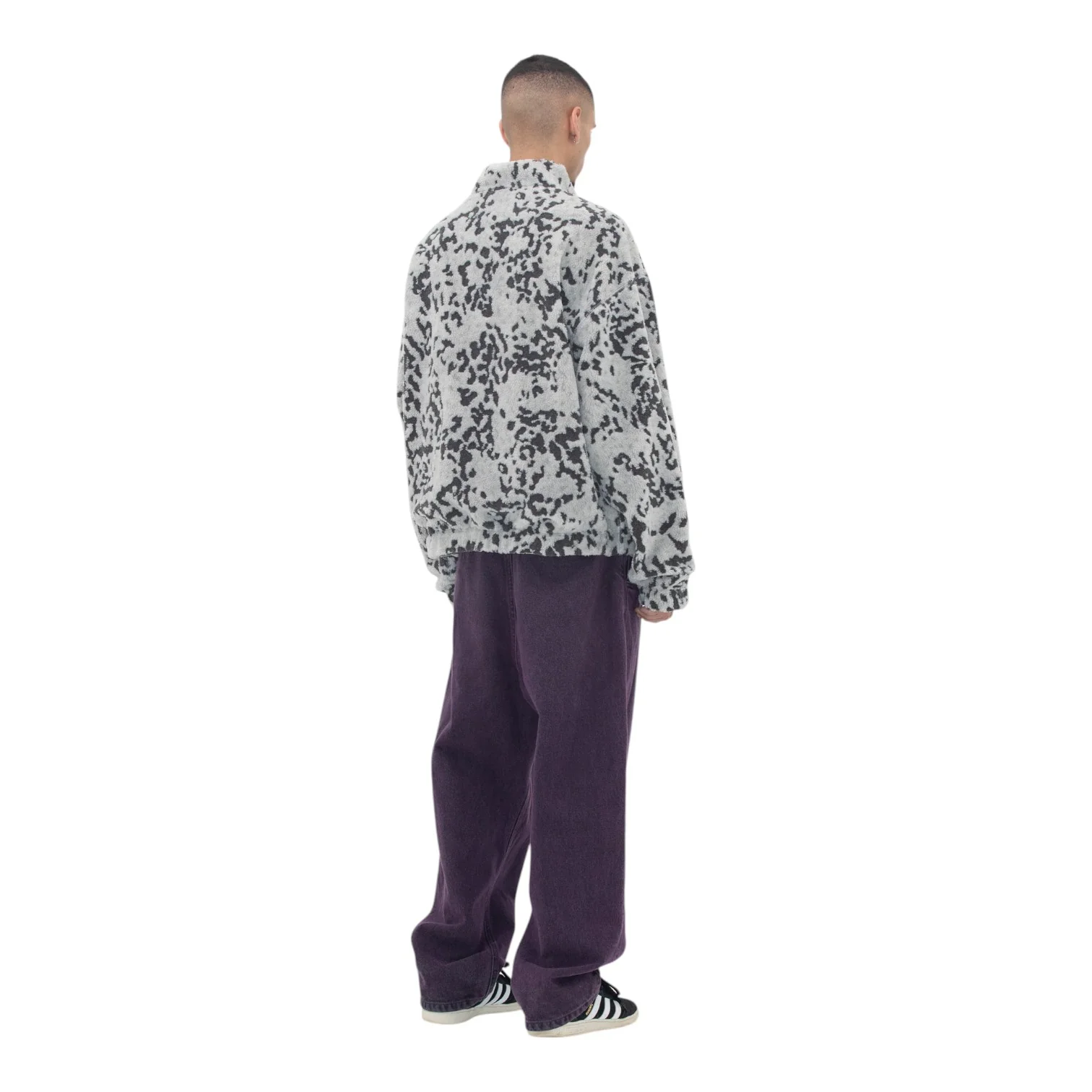 Reversible Leopard Fleece Jacket - Image 6