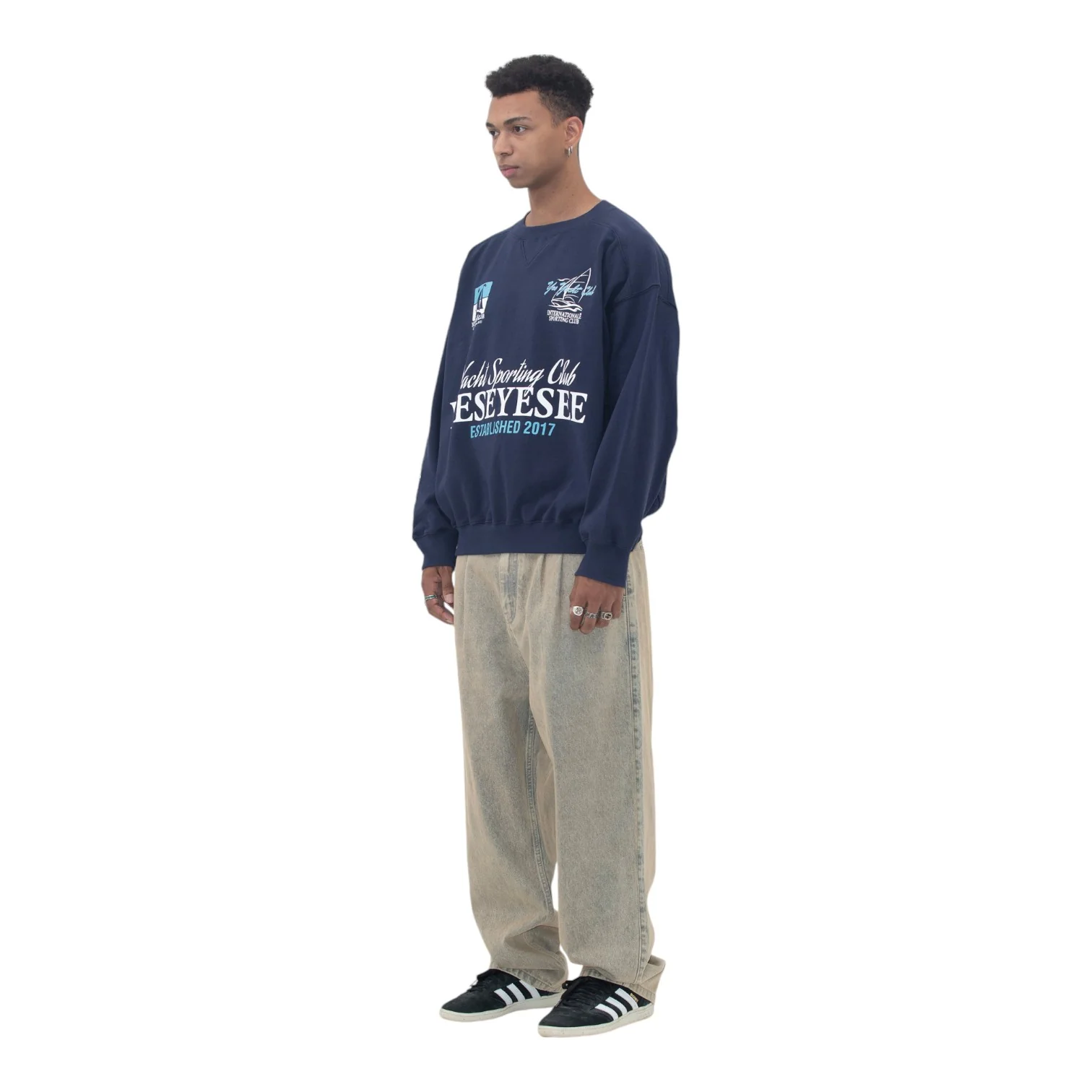Two Tucked Hairy Denim Pants - Image 6